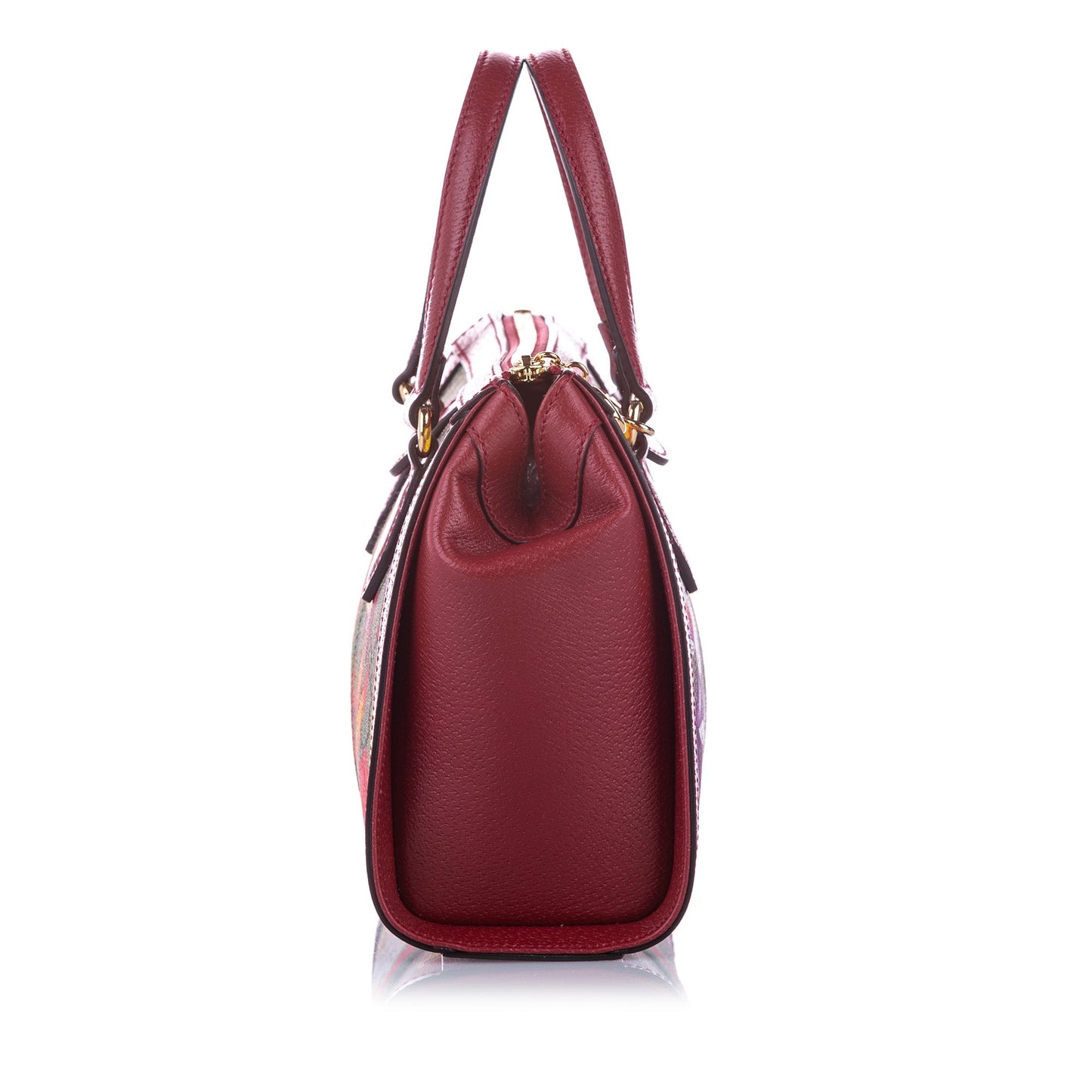 Gucci Leather Canvas Shoulder Bag