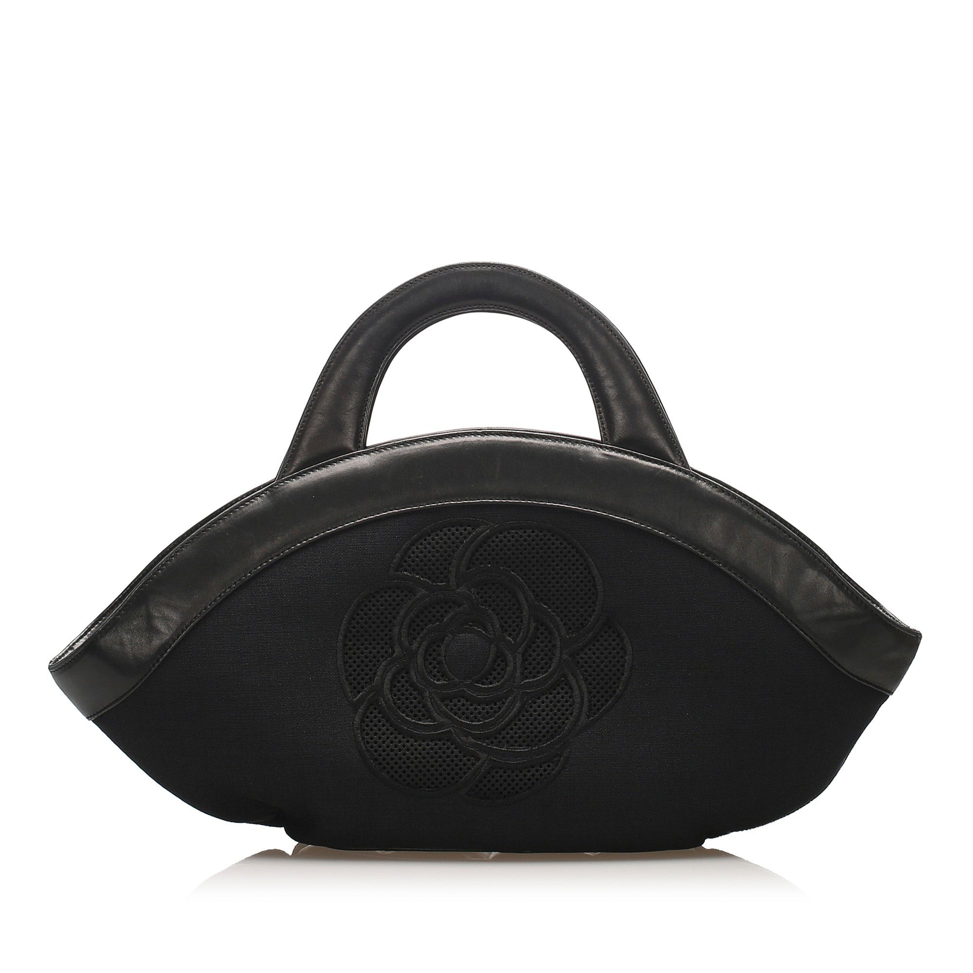 Chanel Camelia Handbag Black