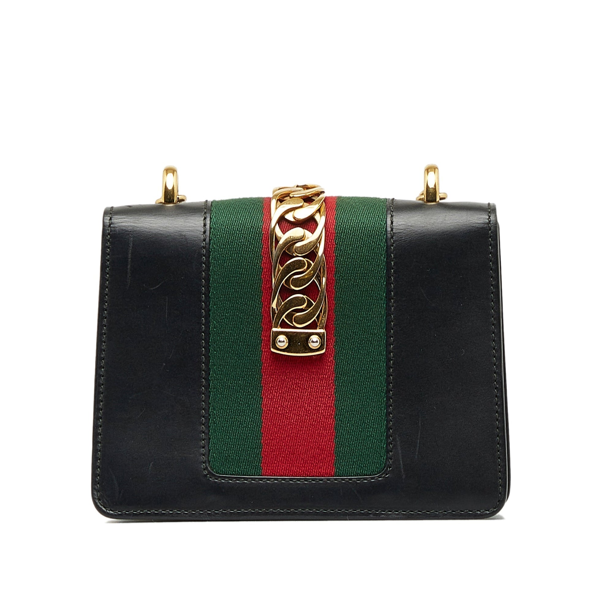 Gucci Sylvie Leather Chain Crossbody