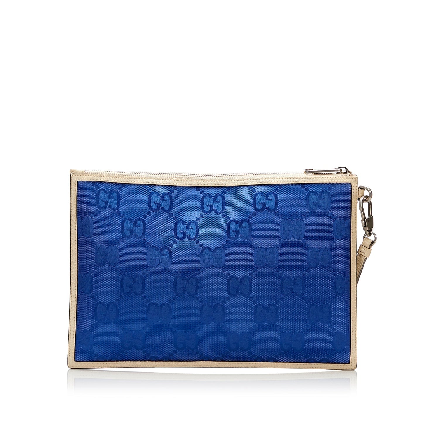 Gucci Nylon Leather Clutch