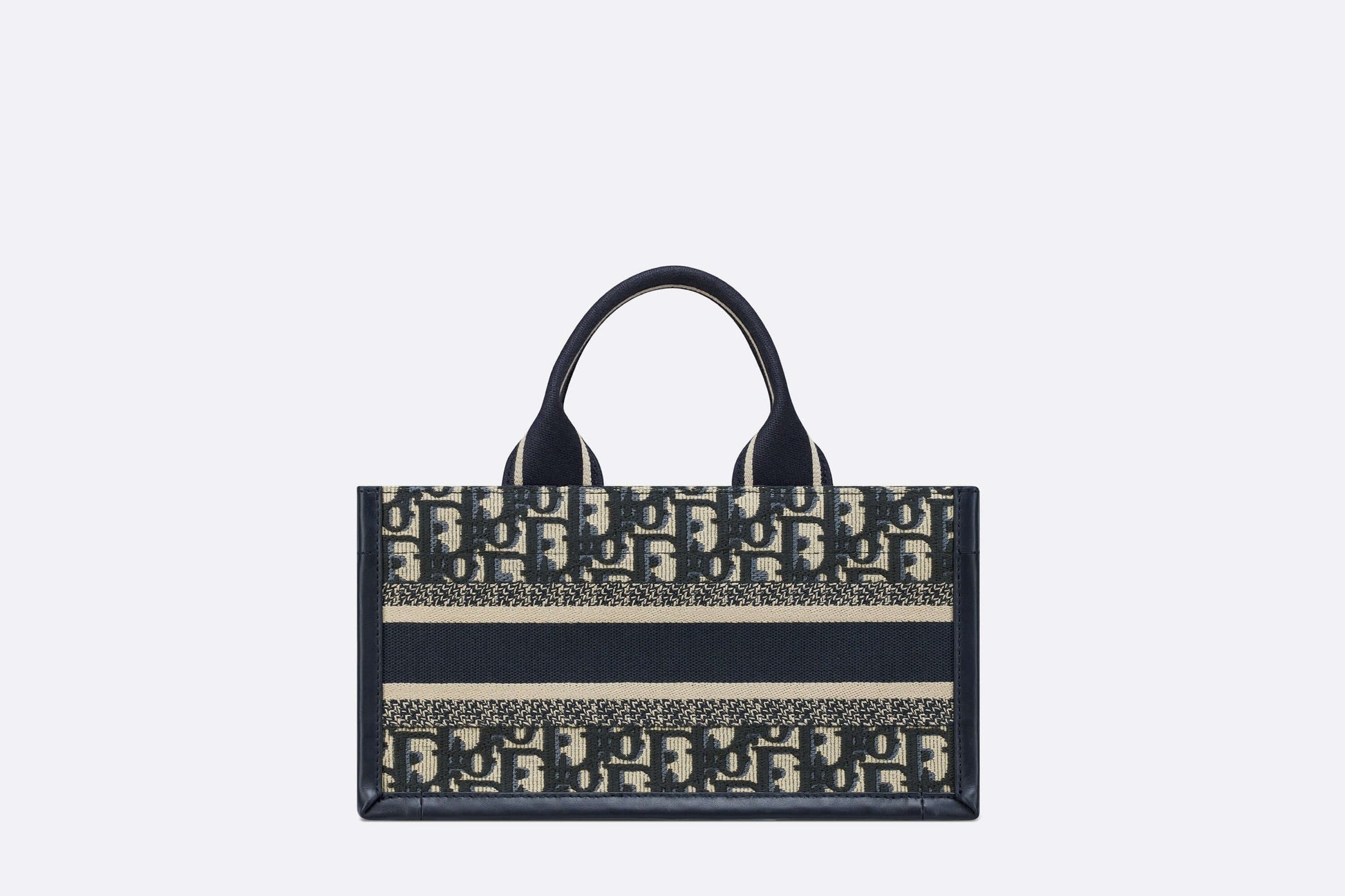Dior Book Tote Leather Canvas Tote