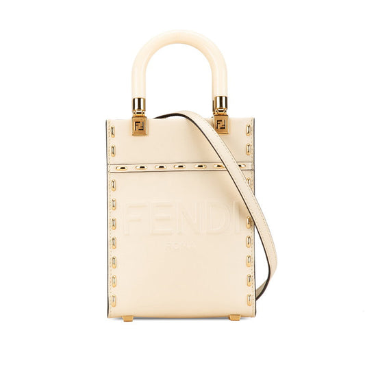 Fendi Sunshine Shopper Calf Leather 2way Bag