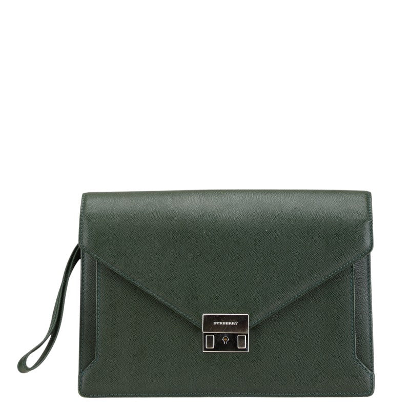 Burberry Leather Clutch Bag