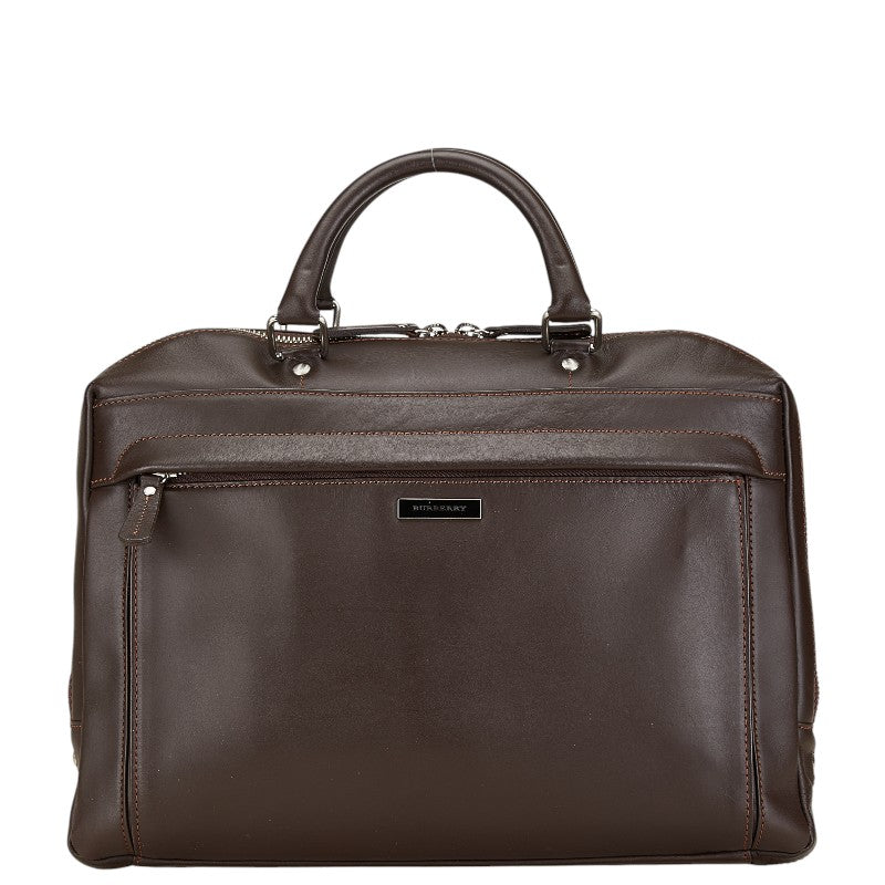 Burberry Nylon Leather Briefcase