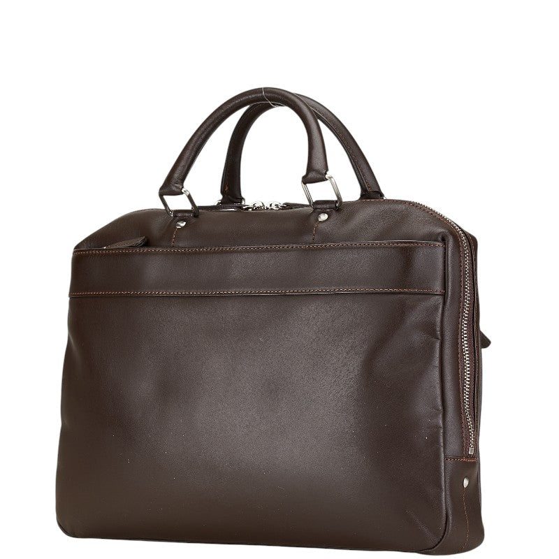 Burberry Nylon Leather Briefcase