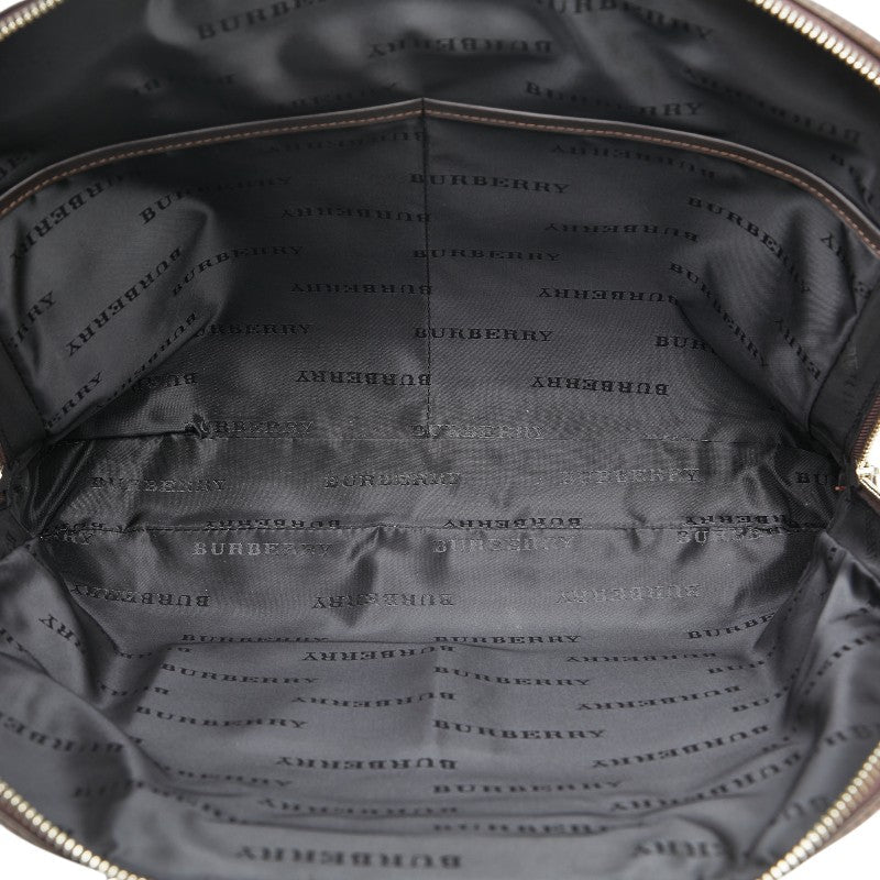 Burberry Nylon Leather Briefcase