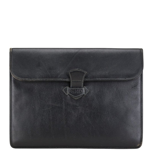 Fendi Leather Clutch Bag