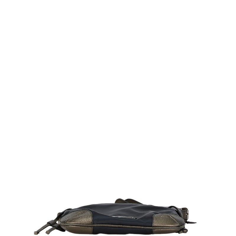 Burberry Nylon Leather Shoulder Bag