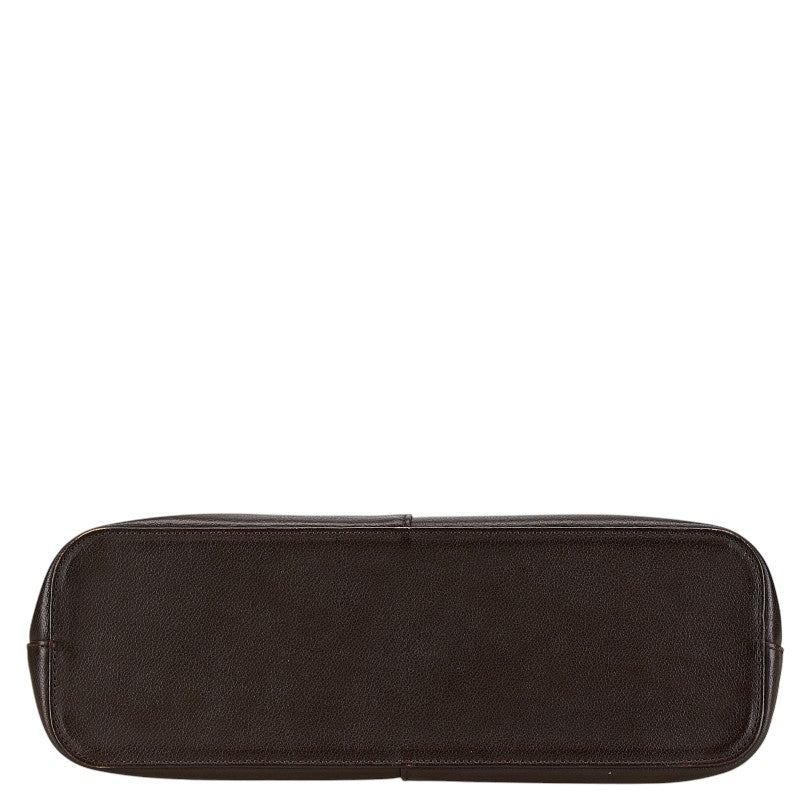 Burberry Nova Check Leather Shoulder Bag