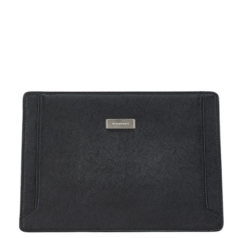 Burberry PVC Leather Clutch Bag