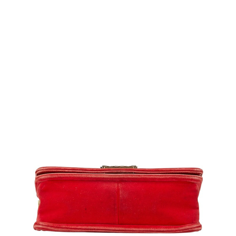 Chanel Boy Chanel Matelasse Velour Wool Leather Shoulder Bag