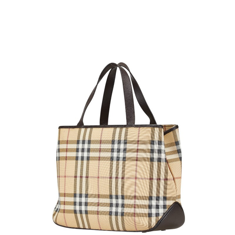 Burberry Nova Check PVC Leather Handbag