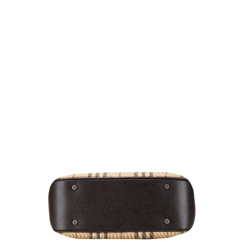 Burberry Nova Check PVC Leather Handbag