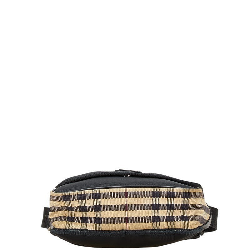 Burberry Nova Check Nylon Leather Shoulder Bag