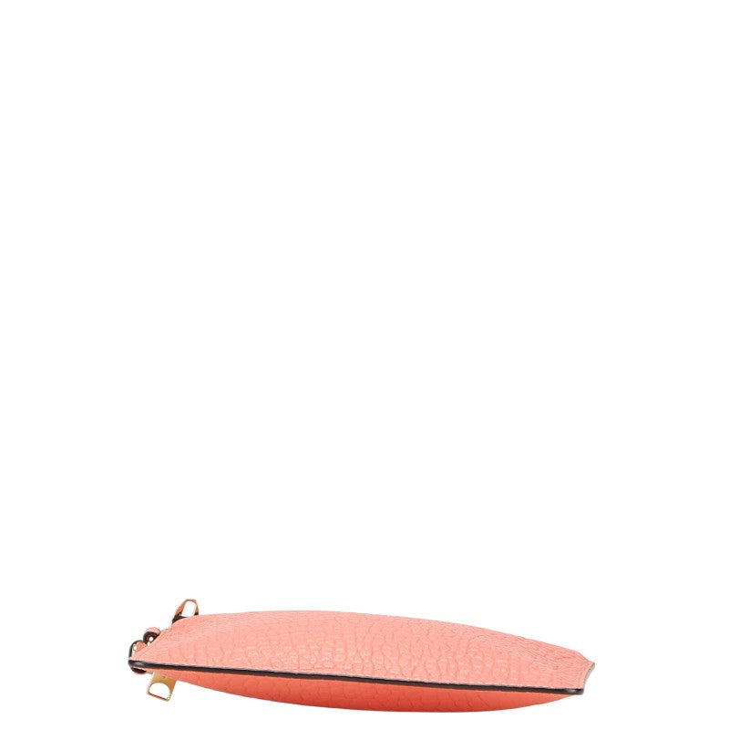 Burberry Logo Leather Clutch Bag