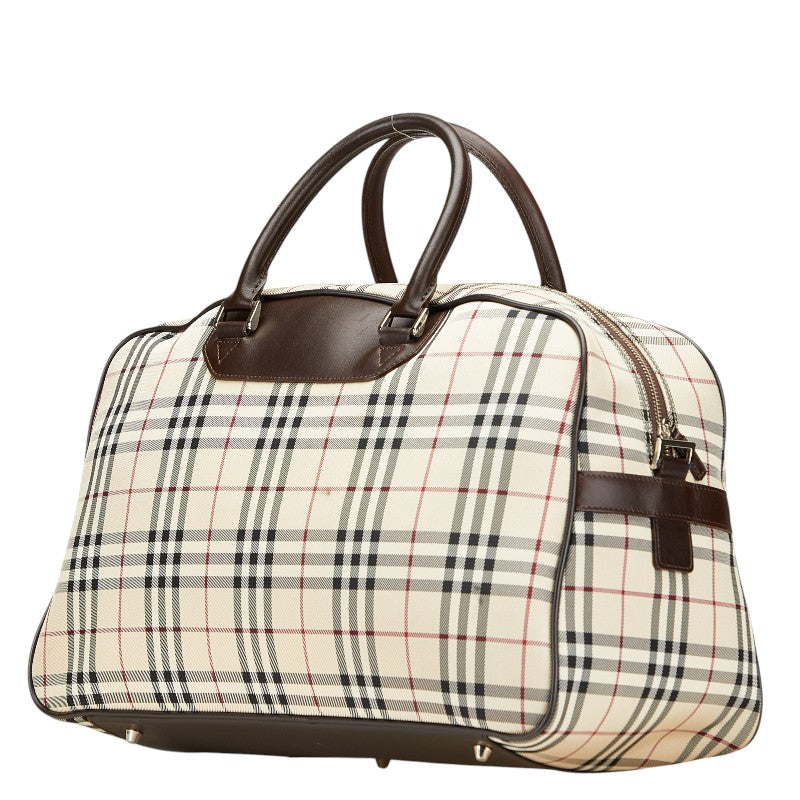 Burberry Nova Check Canvas Leather 2way Bag