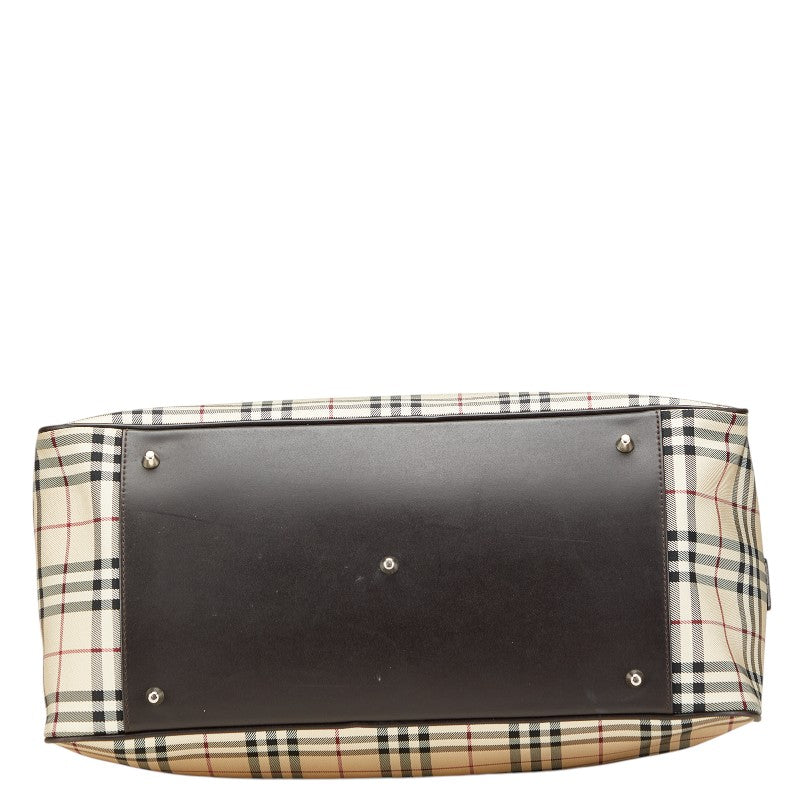 Burberry Nova Check Canvas Leather 2way Bag
