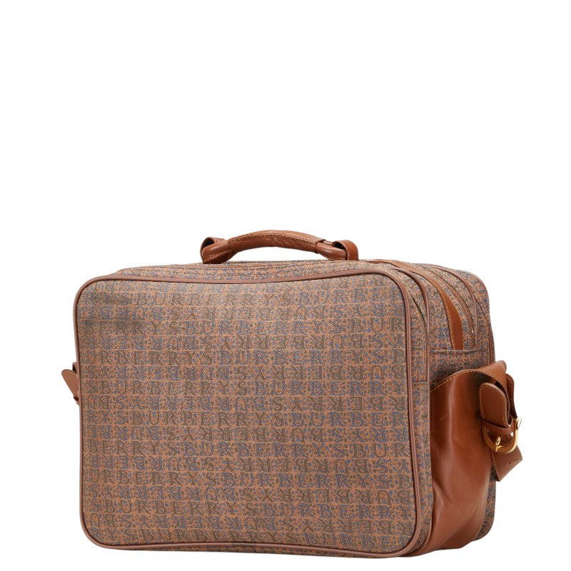 Burberry Logo Canvas Leather 2way Bag