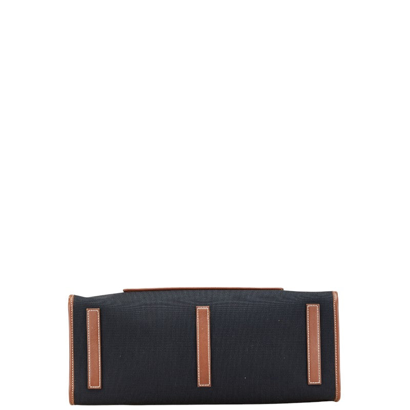 Burberry Freya Canvas Leather Tote Bag