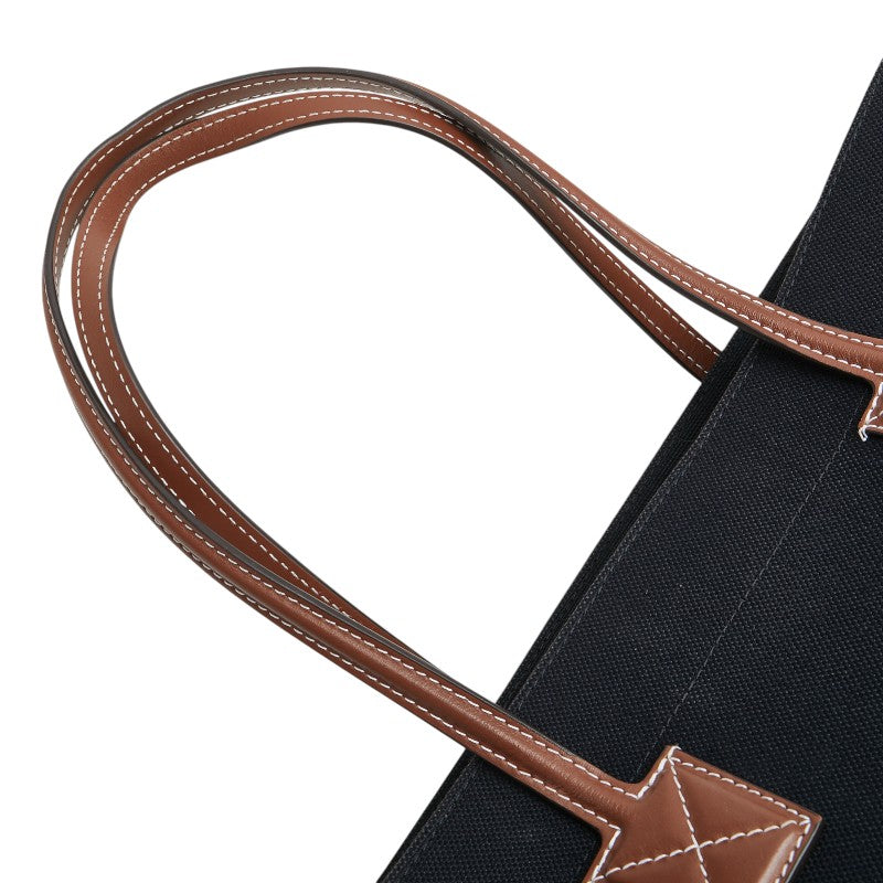 Burberry Freya Canvas Leather Tote Bag