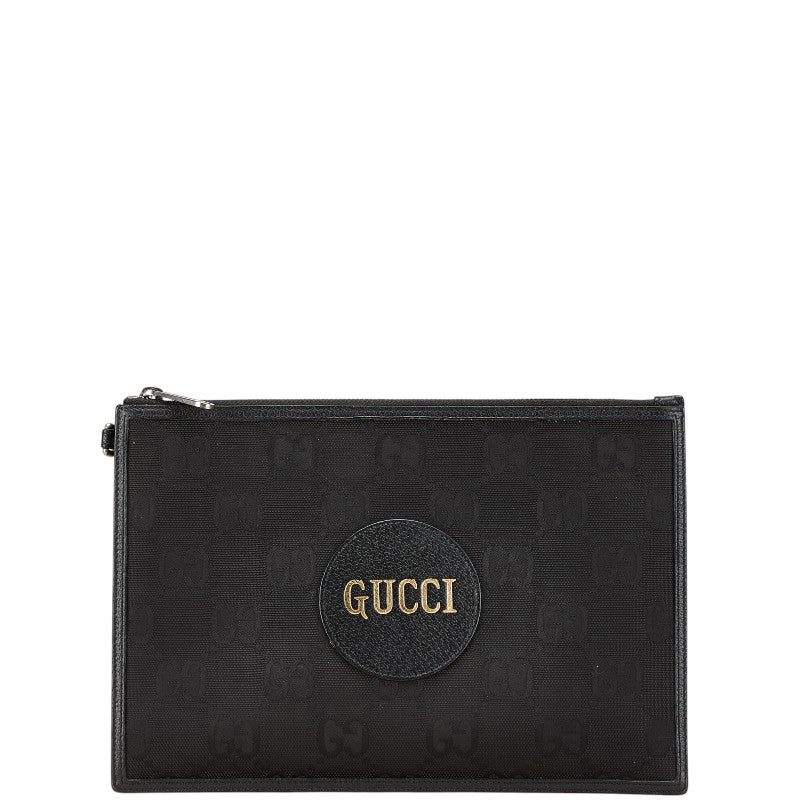 Gucci Off The Grid Nylon Leather Clutch Bag