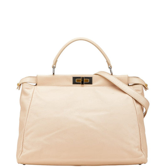 Fendi Peekaboo Leather 2way Bag