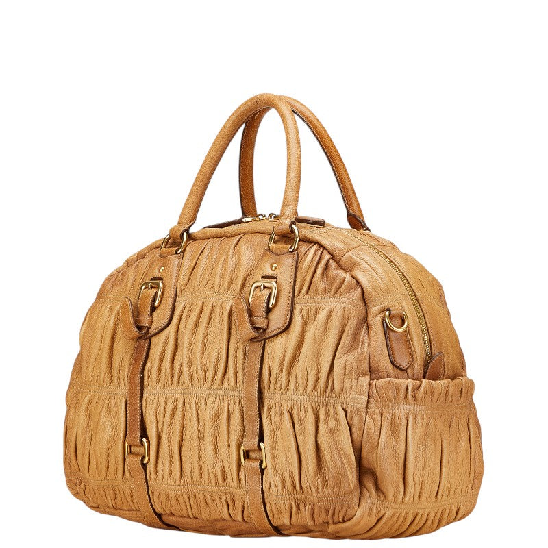 Prada BL0394 Leather 2way Handbag