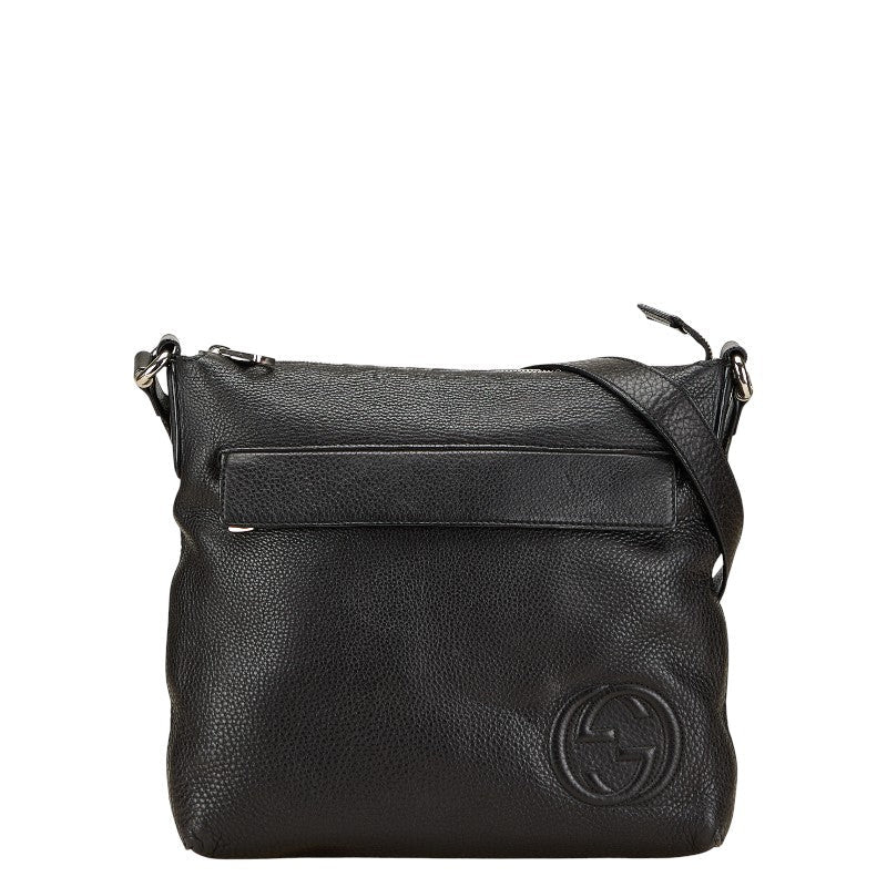 Gucci Interlocking G Leather Shoulder Bag