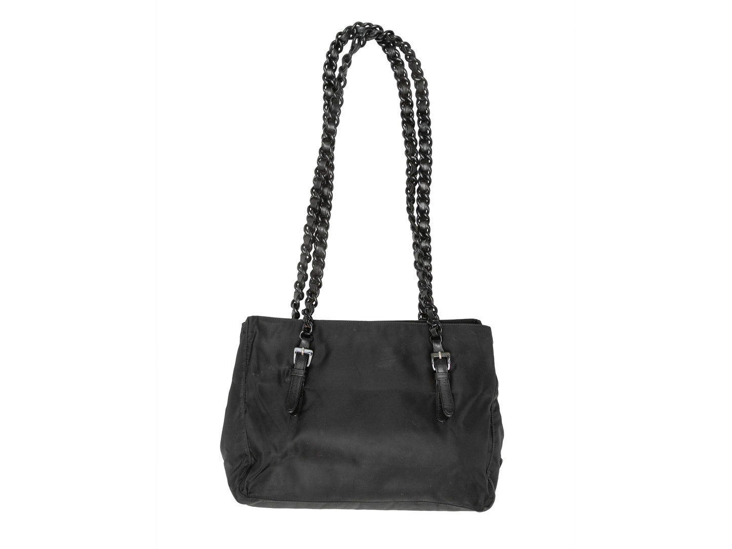 Black Prada Nylon Tote Bag