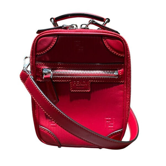 Fendi Zucchino Leather 2way Shoulder Bag