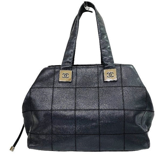 Chanel Choco Bar Calfskin Tote Bag