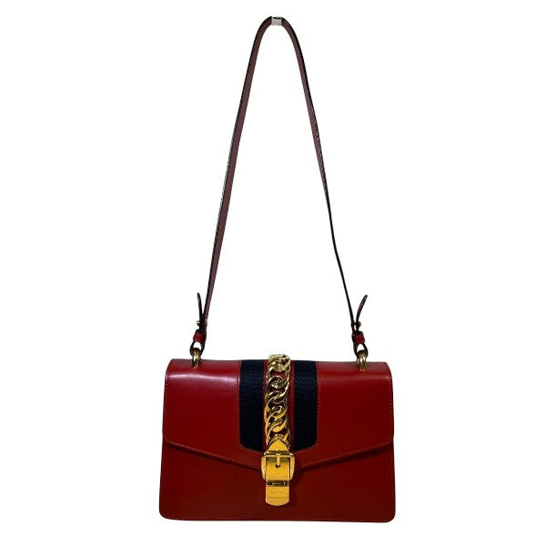 Gucci Sylvie Leather Shoulder Bag