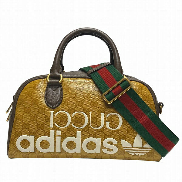 Gucci Mini Duffle GG Crystal 2way Boston Bag