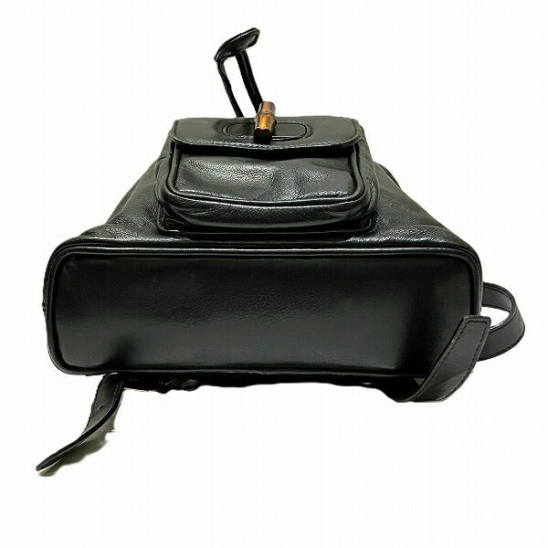 Gucci Bamboo Leather Backpack
