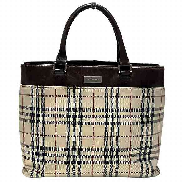Burberry Check Tote Bag