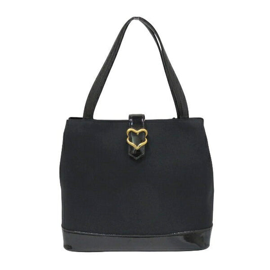 Saint Laurent Nylon Enamel Shoulder Bag
