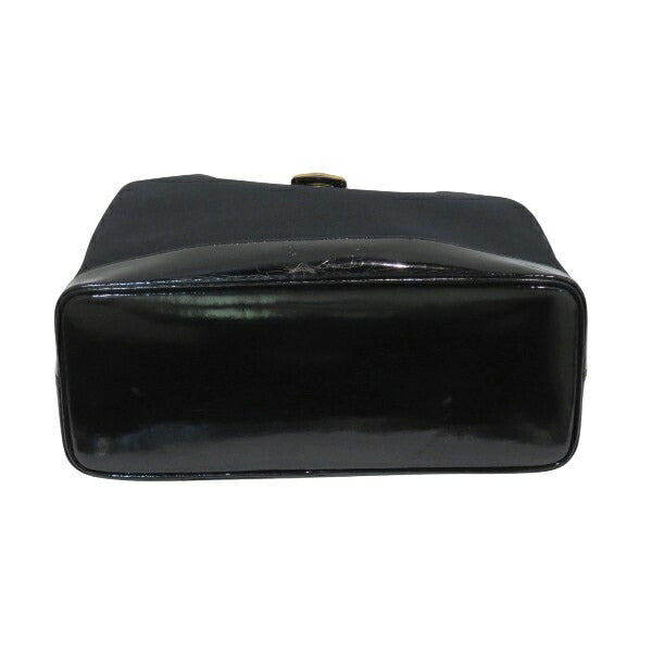 Saint Laurent Nylon Enamel Shoulder Bag