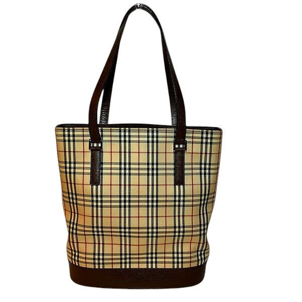 Burberry Nova Check Canvas Bucket Bag