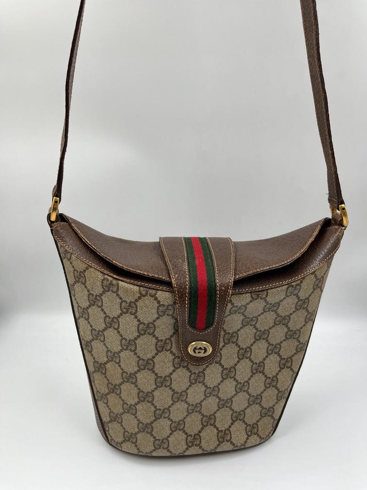Gucci Leather Canvas Crossbody Style 4