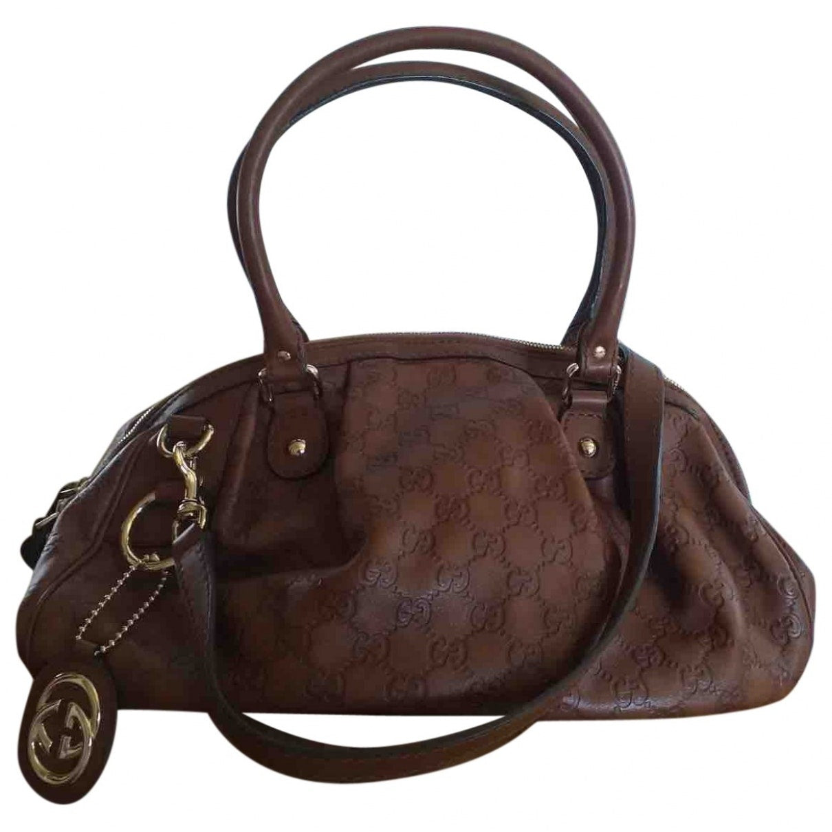Gucci brown leather handbag