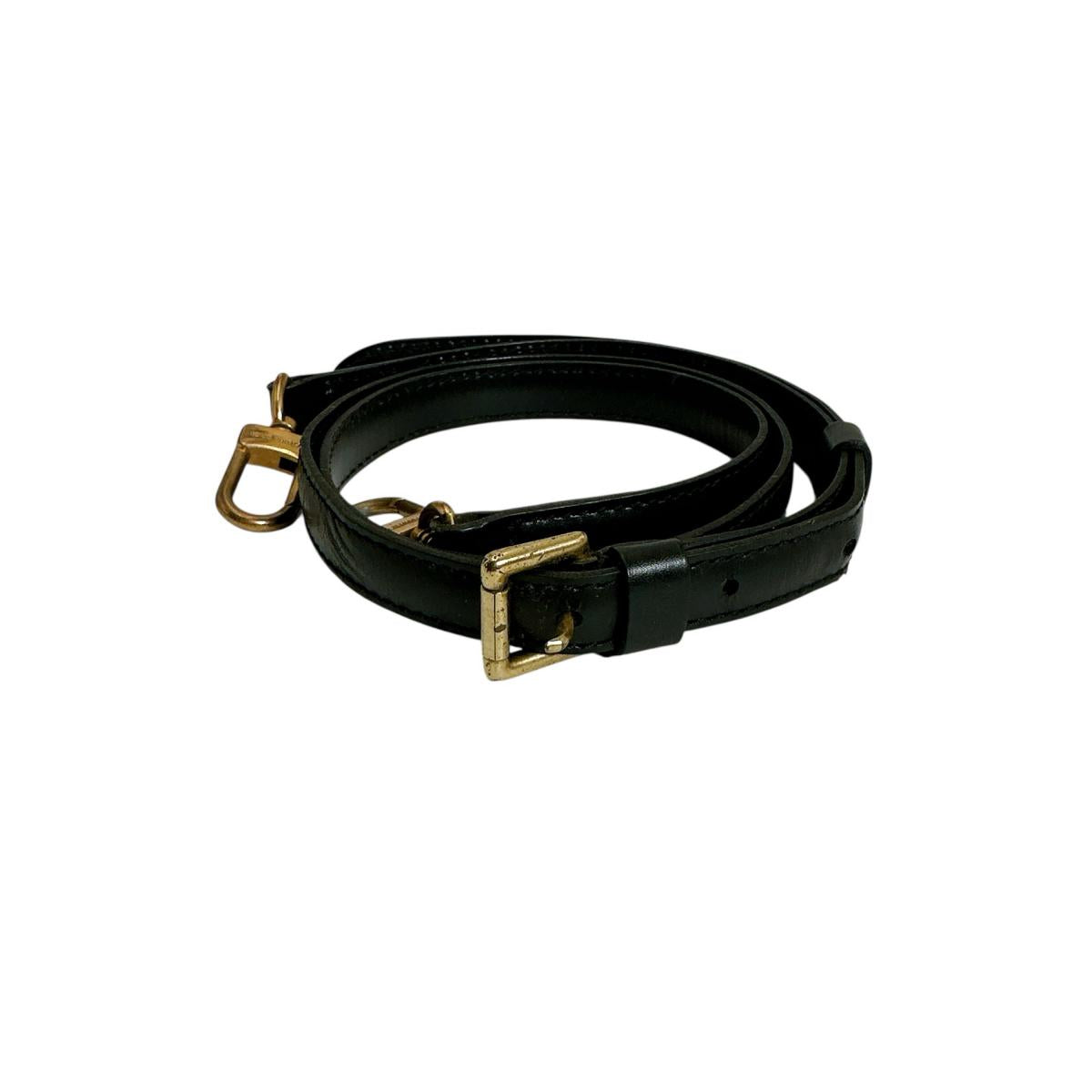 Elegant Women's Shoulder Bag | LOUIS VUITTON Shoulder strap Epi Leather black Epi Bag accessories