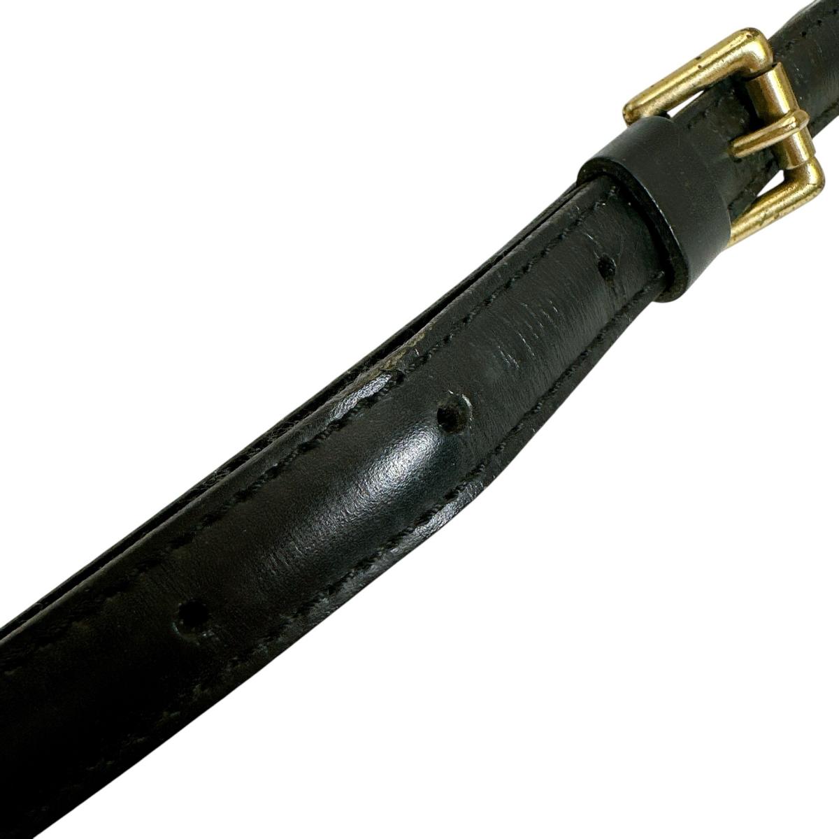 Elegant Women's Shoulder Bag | LOUIS VUITTON Shoulder strap Epi Leather black Epi Bag accessories