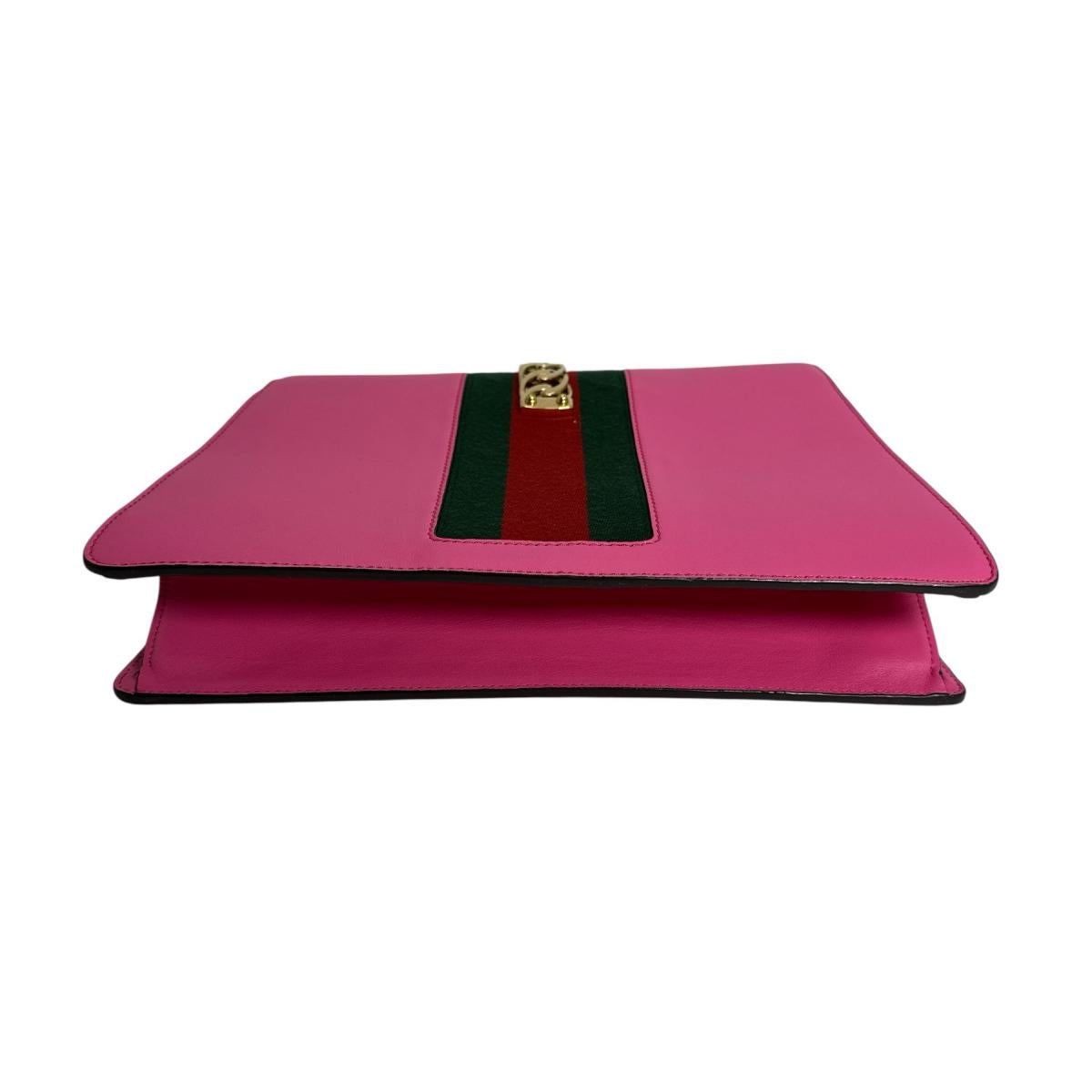 GUCCI Handbag 431665 leather pink bag Silvi