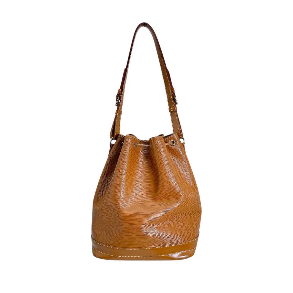 LOUIS VUITTON Shoulder Bag Epi Leather Brown Epi Noe