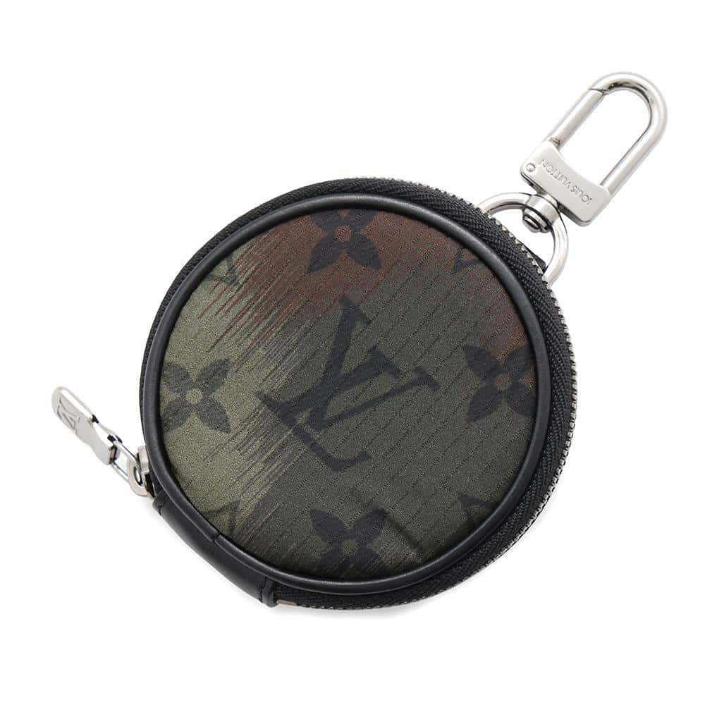 LOUIS VUITTON Porto Craie / Pouch Nylon Khaki/NoirMP2711 Monogram?Camouflage