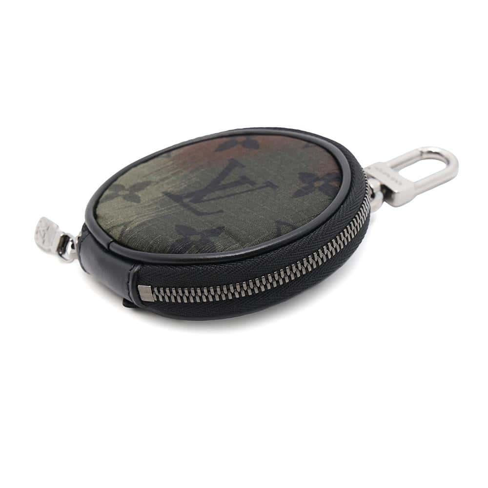 LOUIS VUITTON Porto Craie / Pouch Nylon Khaki/NoirMP2711 Monogram?Camouflage