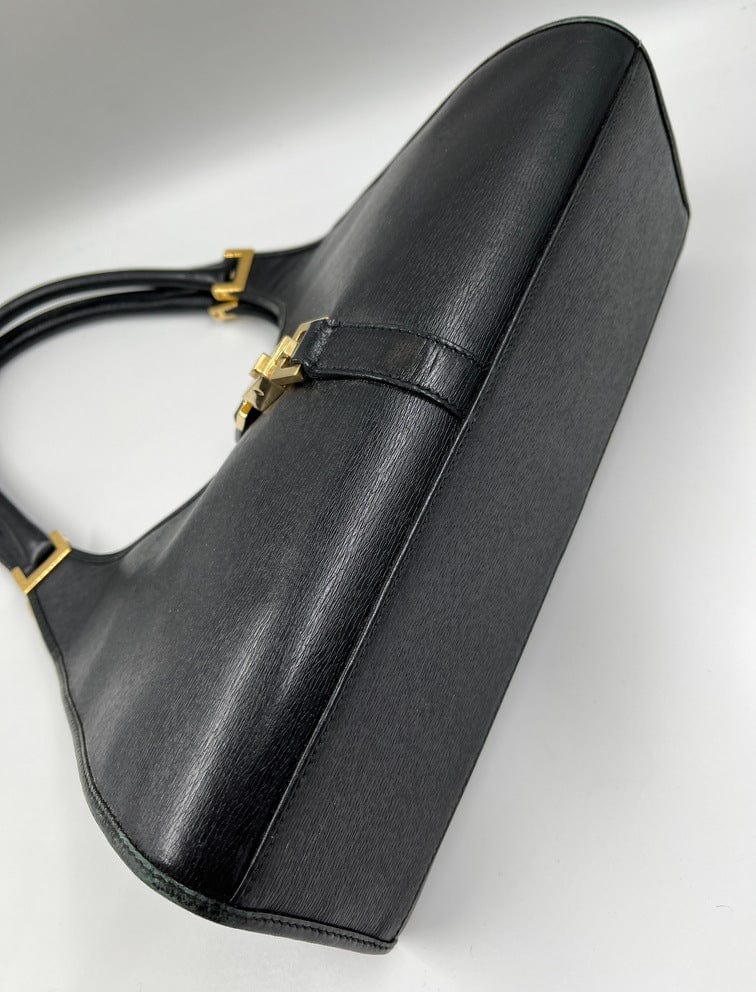 Gucci Jackie Leather Nylon Shoulder Bag Style 5