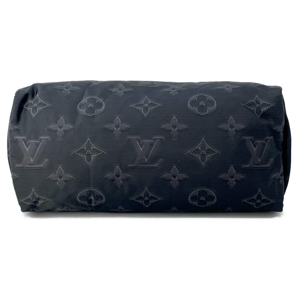 LOUIS VUITTON Keepall Bandouliere - Reversible Noir/GreenM45602 Nylon Size 50