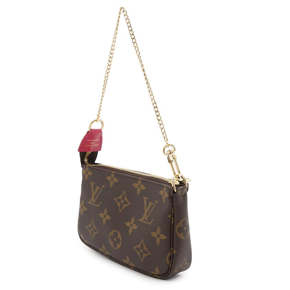 Designer Women's Crossbody Bag | LOUIS VUITTON Mini Pochette Accessoires Vivienne PinkM69752 Monogram