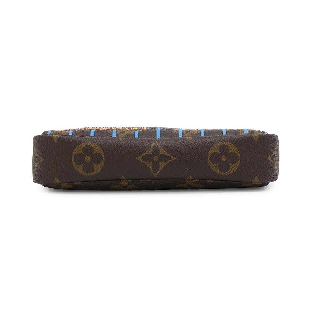 Designer Women's Crossbody Bag | LOUIS VUITTON Mini Pochette Accessoires Vivienne PinkM69752 Monogram